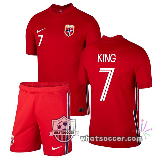 Norway (KING 7) Kids Home Soccer Jerseys 2020-2021