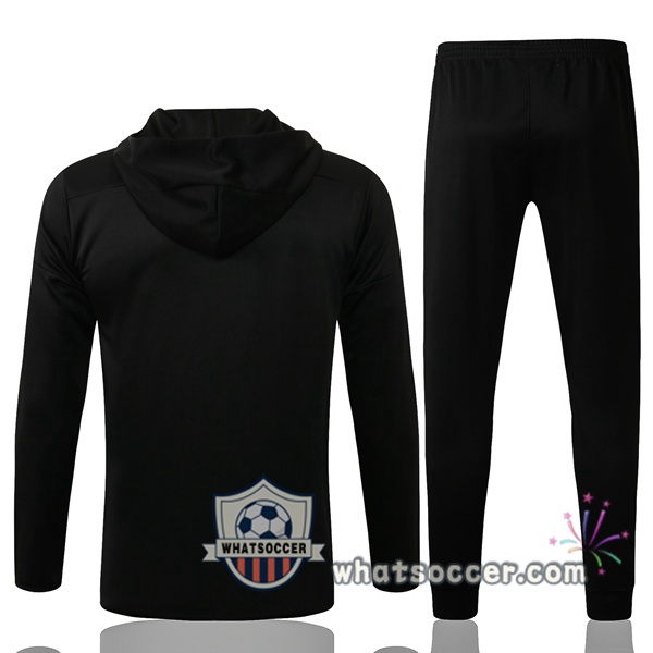 JORDAN Real Madrid Black Hooded Jacket 2021-2022