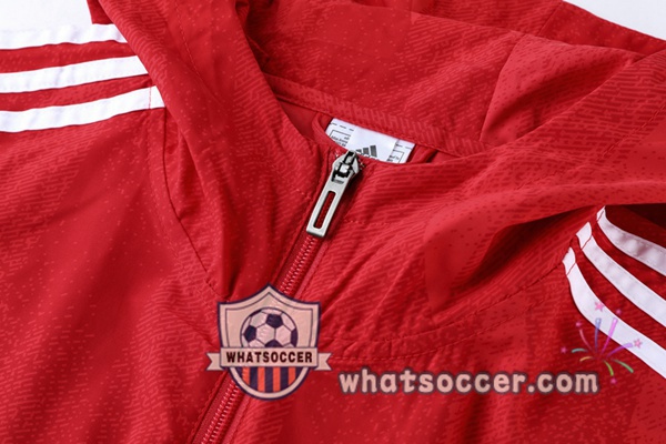 Bayern Munich Red Windbreaker Hoodie 2021-2022