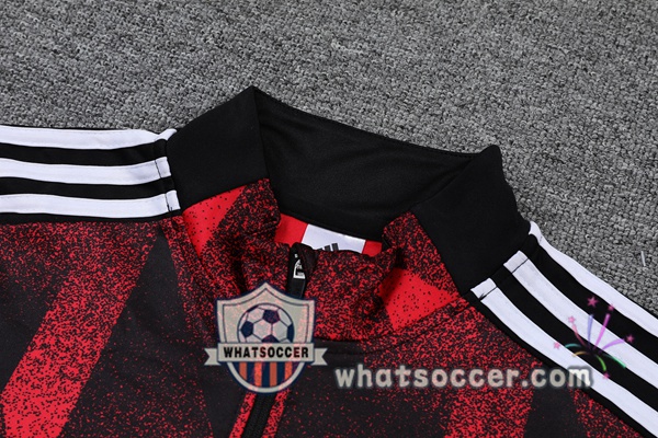 Bayern Munich Red Black Tracksuit 2021-2022
