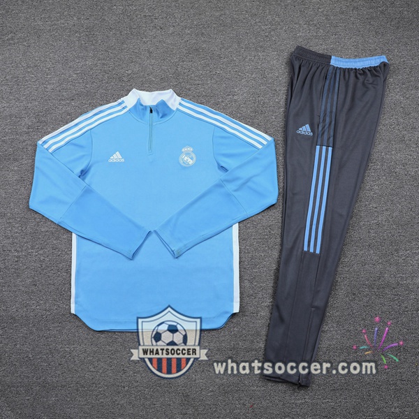 Real Madrid Blue Tracksuit 2021-2022