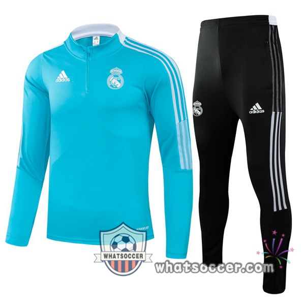 Real Madrid Blue Tracksuit 2021-2022