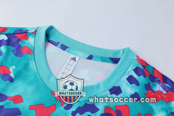Real Madrid + Pants Blue Training T-Shirt Suit 2021-2022
