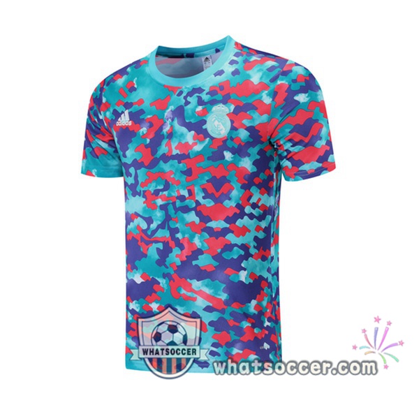 Real Madrid Blue Training T-Shirts 2021-2022