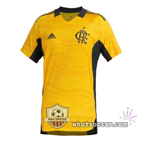 Flamengo Goalkeeper Soccer Jerseys Yellow 2021-2022