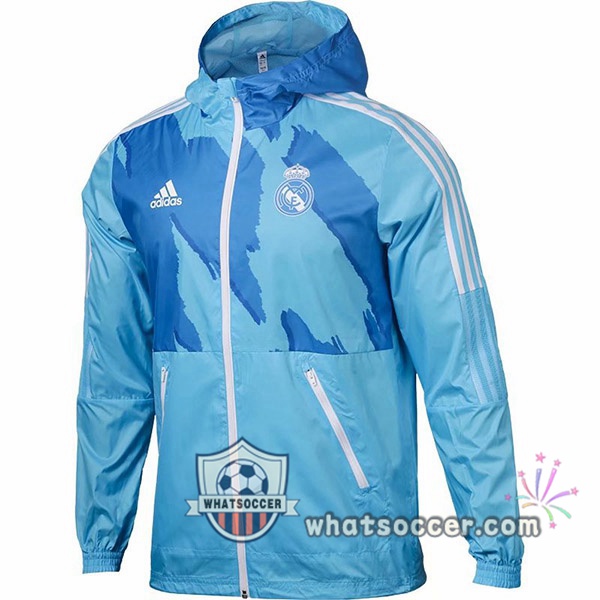 Real Madrid Blue Windbreaker 2021-2022