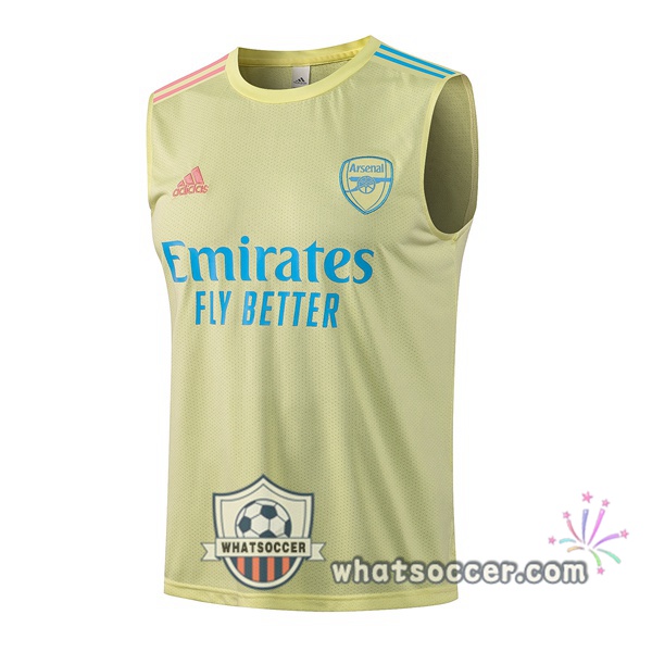 Arsenal Soccer Vest Yellow 2021-2022