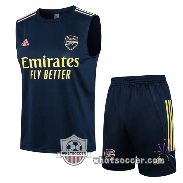 Arsenal Soccer Vest + Shorts Blue Royal 2021-2022