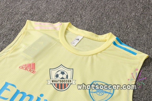 Arsenal Soccer Vest + Shorts Yellow 2021-2022