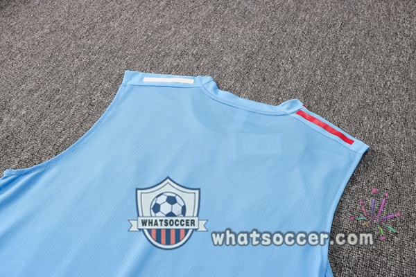 Real Madrid Soccer Vest + Shorts Blue 2021-2022