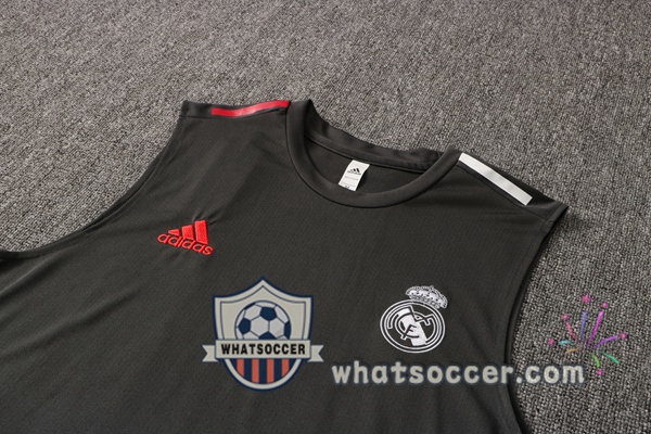 Real Madrid Soccer Vest + Shorts Gray 2021-2022