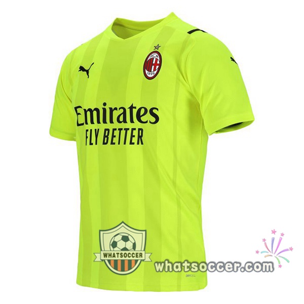 AC Milan Home Goalkeeper Soccer Jerseys Green 2021-2022