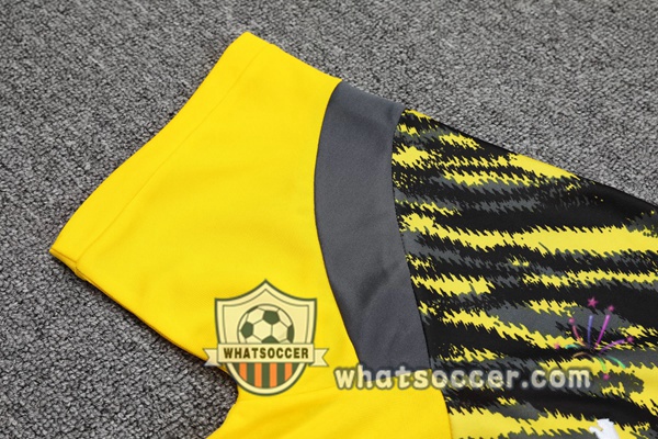 Training Polo Set Dortmund BVB + Shorts Yellow 2021-2022