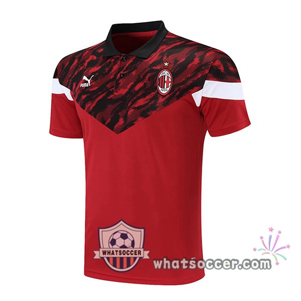 Training Polo AC Milan Red 2021-2022
