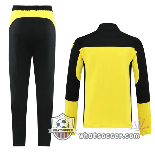 Dortmund BVB Yellow Black Training Jacket 2021-2022