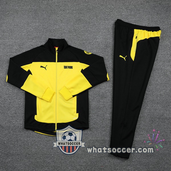 Dortmund BVB Yellow Black Training Jacket 2021-2022