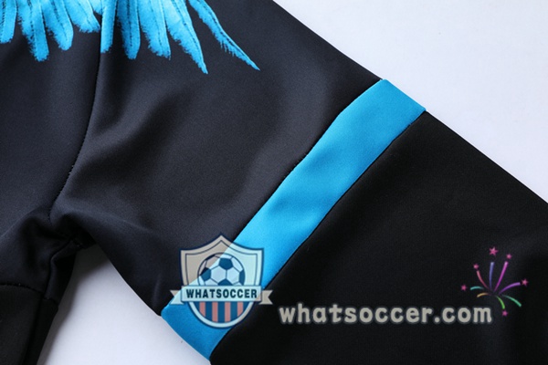 SSC Napoli Black Blue Training Jacket 2021-2022