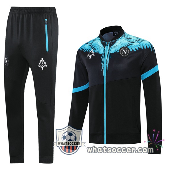 SSC Napoli Black Blue Training Jacket 2021-2022