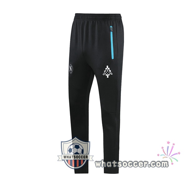 SSC Napoli Black Blue Soccer Pants 2021-2022