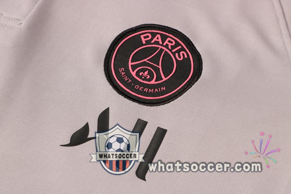 Training Polo Set Paris PSG + Pants Gray 2021-2022