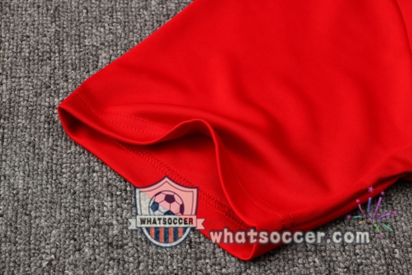 Training Polo Set Paris PSG + Pants Red 2021-2022