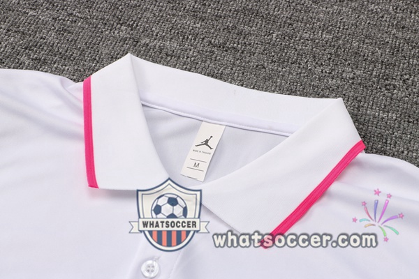 Training Polo Set Paris PSG + Pants White 2021-2022