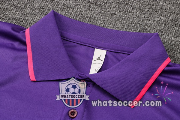Training Polo Set Paris PSG + Pants Purple 2021-2022