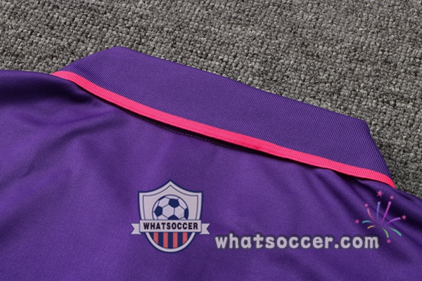 Training Polo Set Paris PSG + Pants Purple 2021-2022