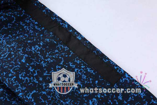 Inter Milan Blue Black Windbreaker Hoodie 2021-2022