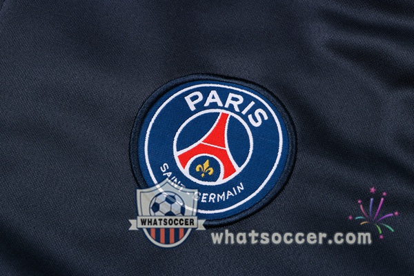 Paris PSG Blue Royal Hooded Jacket 2021-2022