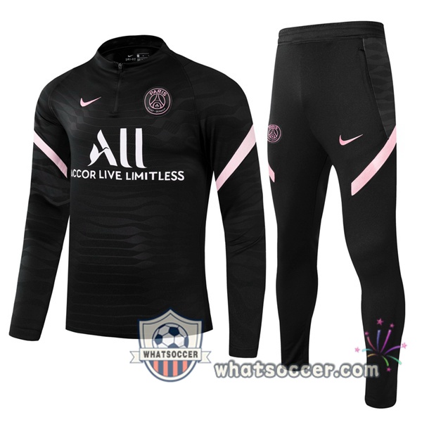 Paris PSG Black Tracksuit 2021-2022