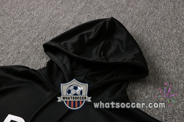 Paris PSG Jordan Black Hooded Jacket 2021-2022