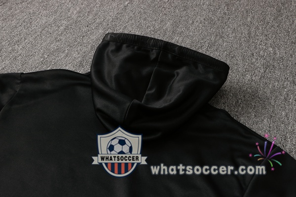 Paris PSG Jordan Black Hooded Jacket 2021-2022