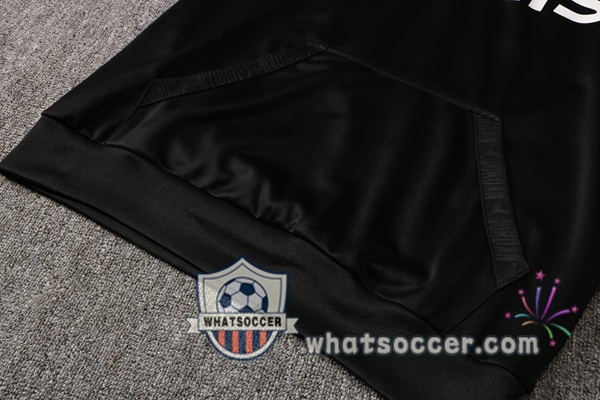 Paris PSG Jordan Black Hooded Jacket 2021-2022