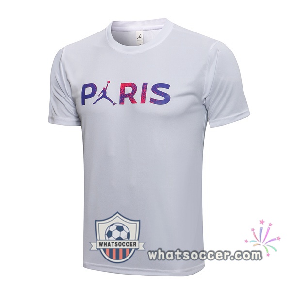 Paris PSG Jordan White Training T-Shirts 2021-2022
