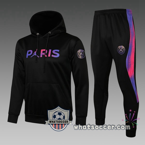 JORDAN Paris PSG Kids Hooded Jacket Black 2021-2022