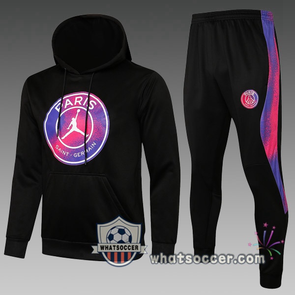 JORDAN Paris PSG Kids Hooded Jacket Black 2021-2022