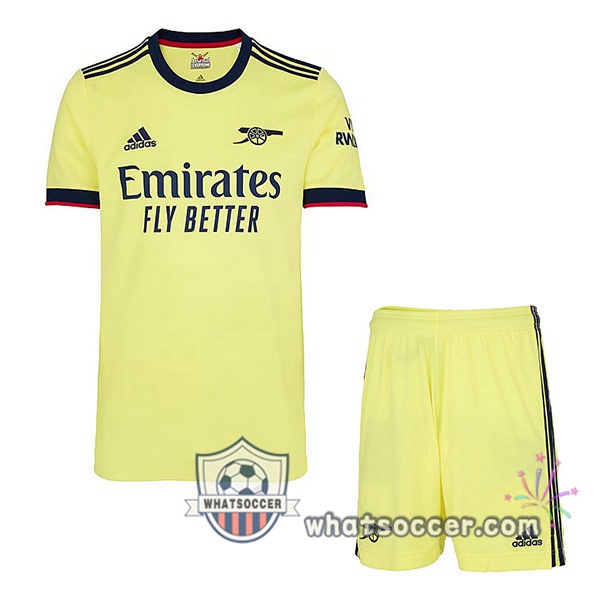 Arsenal Kids Away Soccer Jerseys 2021-2022