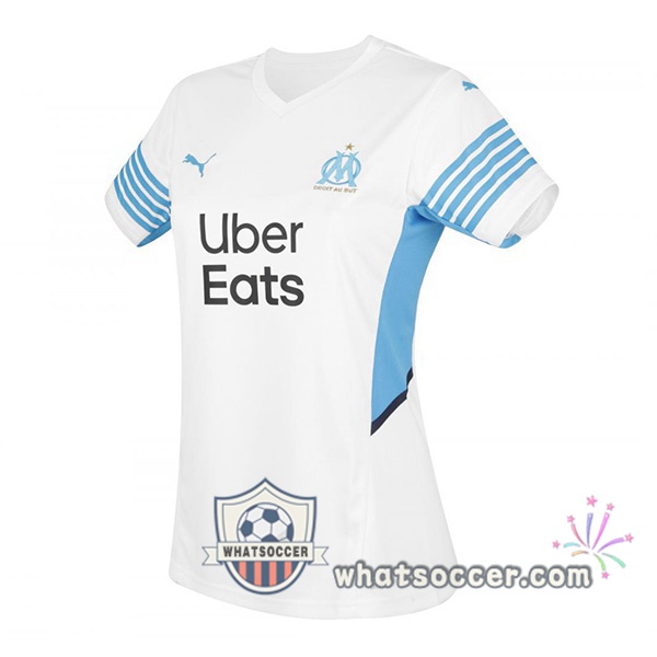 Marseille OM Women Home Soccer Jerseys 2021-2022