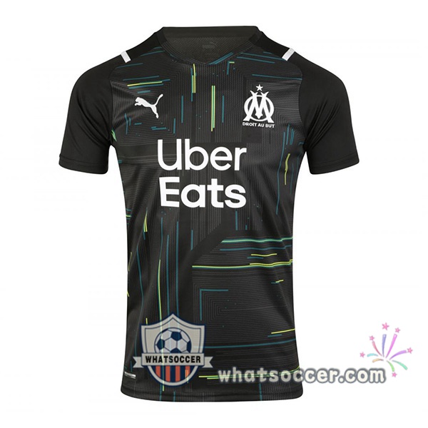 Marseille OM Goalkeeper Soccer Jerseys Black 2021-2022