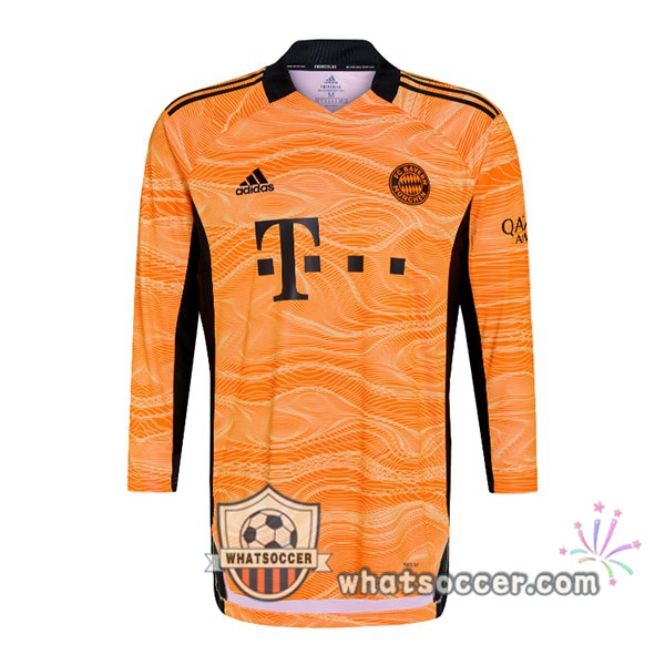 Bayern Munich Goalkeeper Soccer Jerseys Orange 2021-2022