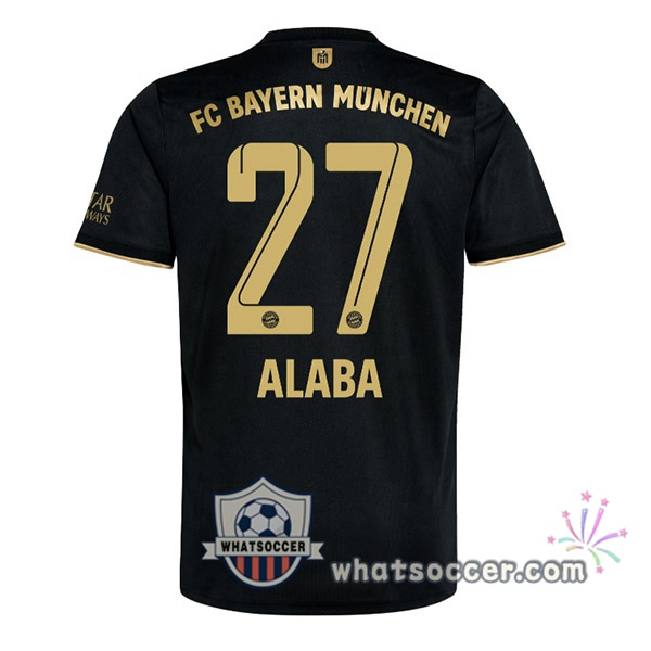 Bayern Munich (Alaba 29) Away Soccer Jerseys 2021-2022