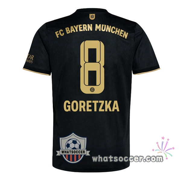 Bayern Munich (Goretzka 8) Away Soccer Jerseys 2021-2022