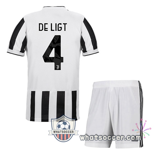Juventus (DE LIGT 4) Kids Home Soccer Jerseys 2021-2022