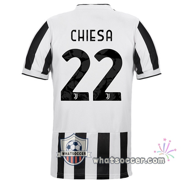 Juventus (CHIESA 22) Home Soccer Jerseys 2021-2022