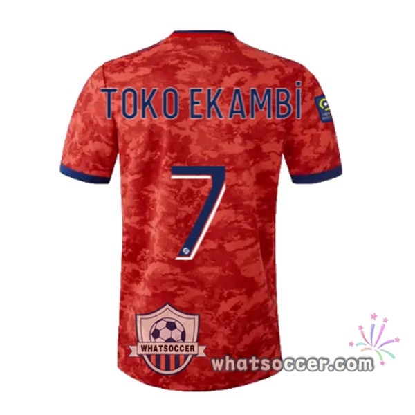 Lyon OL (TOKO EKAMBI 7) Away Soccer Jerseys 2021-2022