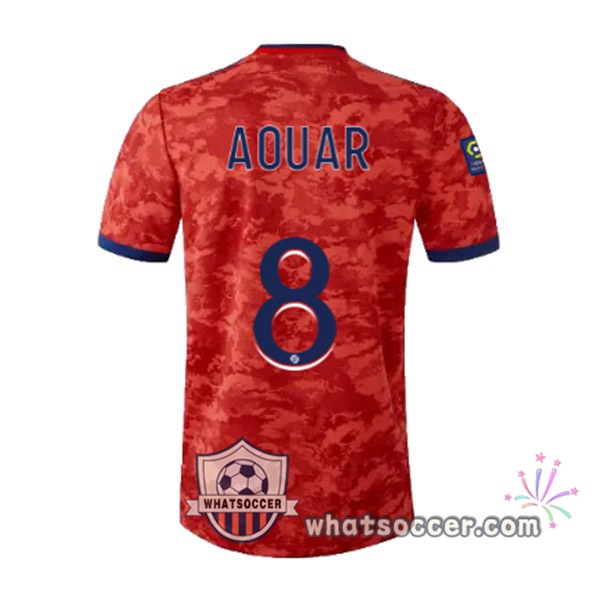 Lyon OL (AOUAR 8) Away Soccer Jerseys 2021-2022
