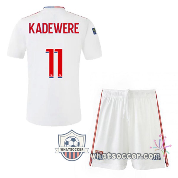 Lyon OL (KADEWERE 11) Kids Home Soccer Jerseys 2021-2022
