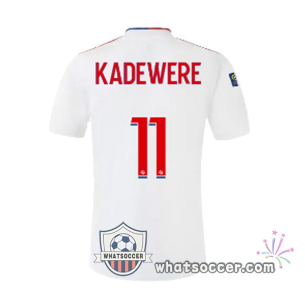Lyon OL (KADEWERE 11) Home Soccer Jerseys 2021-2022