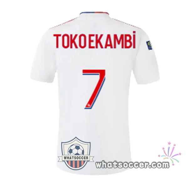 Lyon OL (TOKO EKAMBI 7) Home Soccer Jerseys 2021-2022